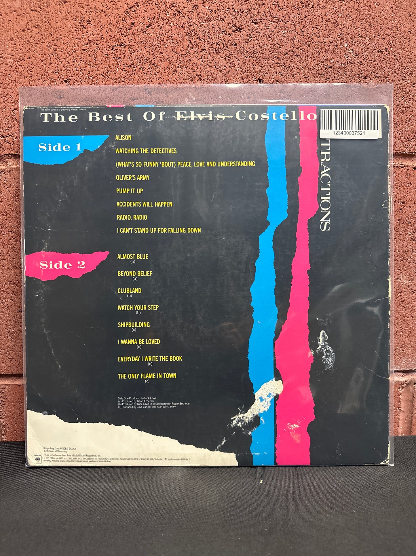 Used Vinyl:  Elvis Costello & The Attractions ”The Best Of Elvis Costello And The Attractions” LP