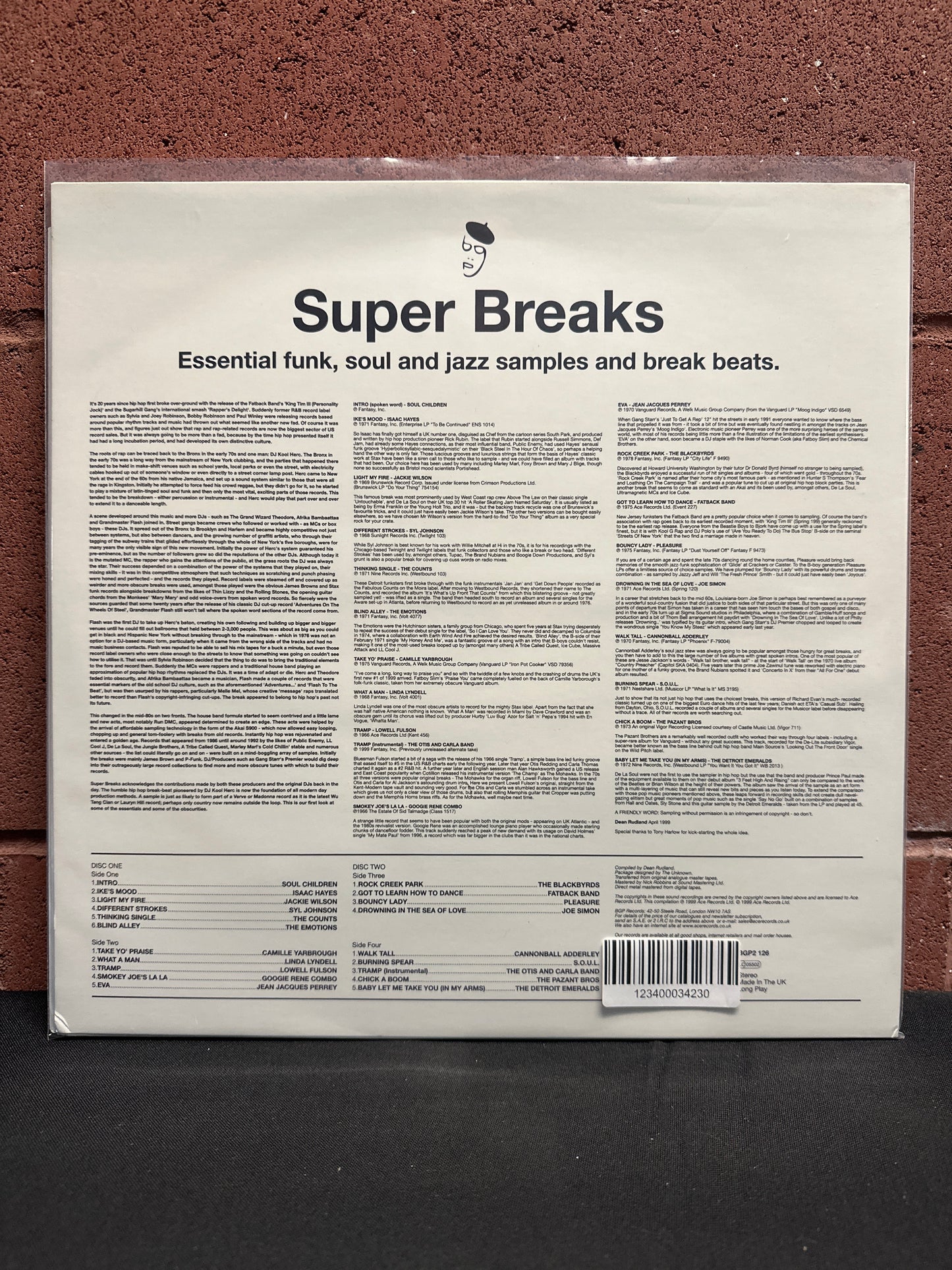 Used Vinyl:  Various ”Super Breaks. Essential Funk, Soul And Jazz Samples And Break Beats” 2xLP