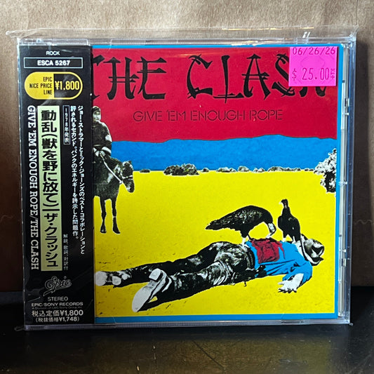 Used CD: The Clash "Give 'Em Enough Rope" CD (1991 Japanese Press)