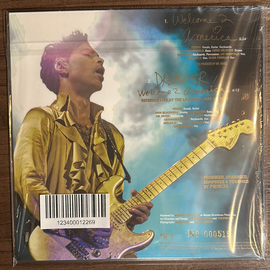 Used Vinyl:  Prince ”Welcome 2 America” 7"