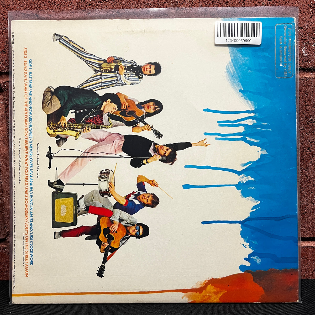Used Vinyl: Boomtown Rats "A Tonic For The Troops" LP (1979 US pressing, promo)