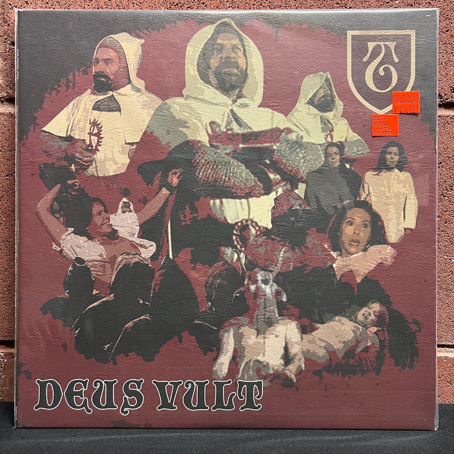 Used Vinyl: The Templars "Deus Vult" LP (Red w/Black & White Splatter Vinyl)