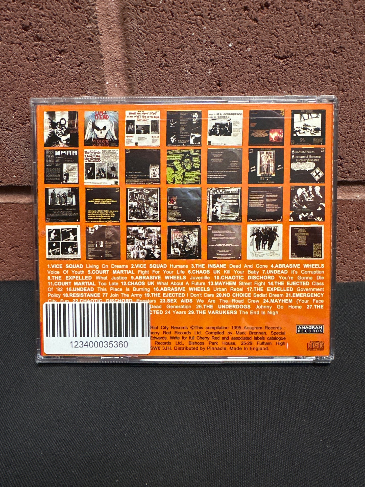 Used CD: V/A - "Riot City Records: Punk Singles Collection - Vol. 2" CD