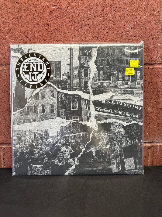 Used Vinyl:  End It ”Unpleasant Living” 12" (White with gold splatter vinyl)