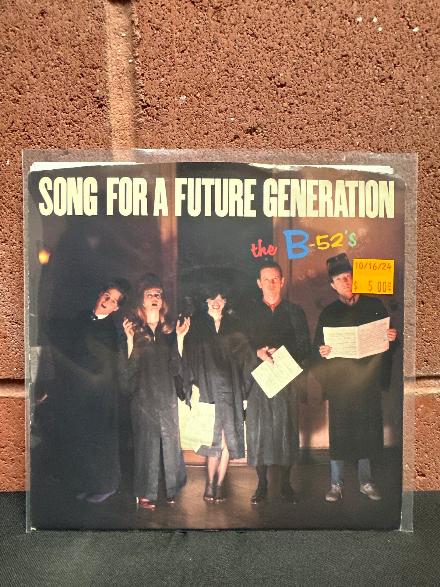 Used Vinyl:  The B-52's ”Song For A Future Generation” 7"