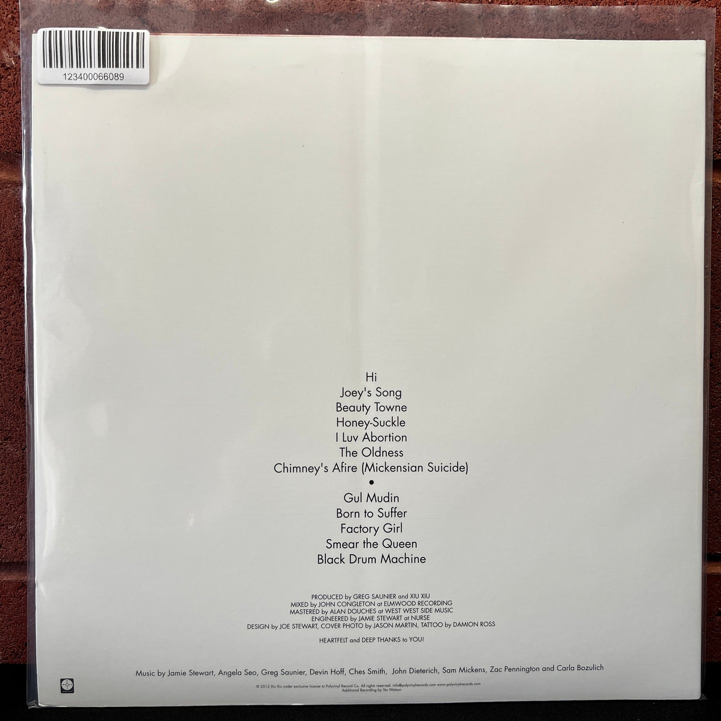 Used Vinyl: Xiu Xiu "Always" LP (2012 Press - White Vinyl)