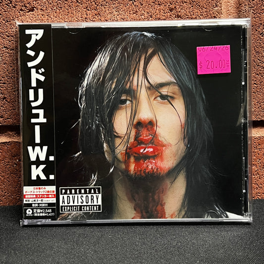 Used CD: Andrew W.K. "I Get Wet" CD (2002 Japanese Press w/ Bonus Tracks)