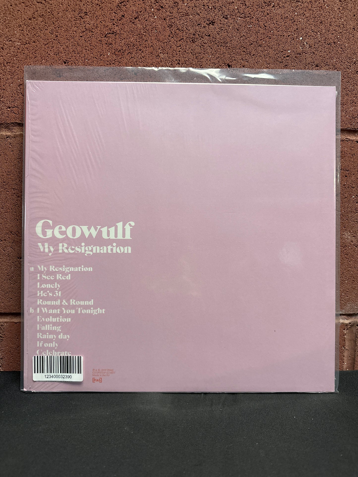 Used Vinyl:  Geowulf ”My Resignation” LP