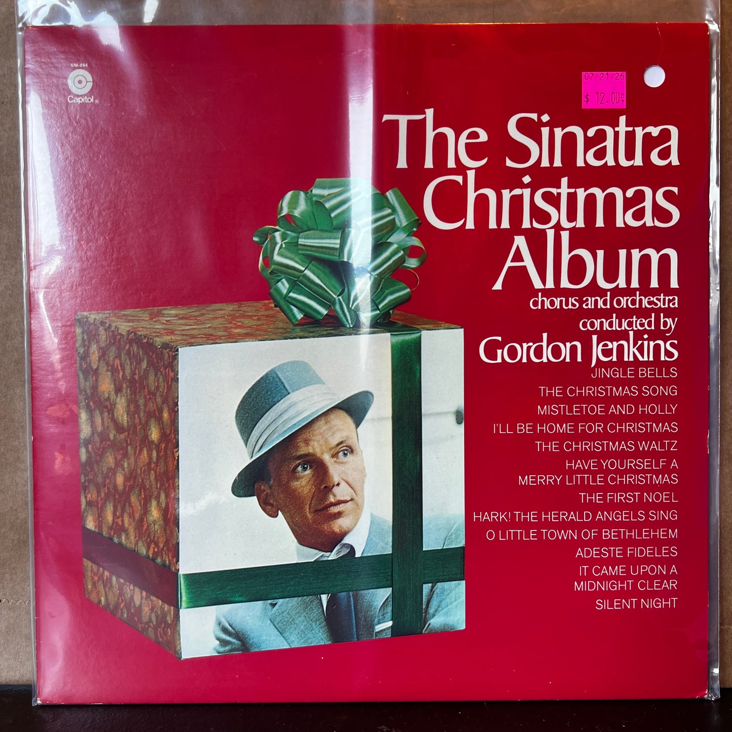 Used Vinyl: Frank Sinatra "The Sinatra Christmas Album" LP (1975 pressing)