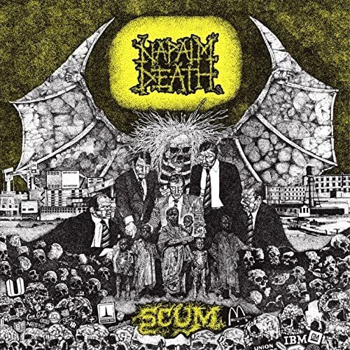 Napalm Death "Scum" LP (Clear Vinyl)