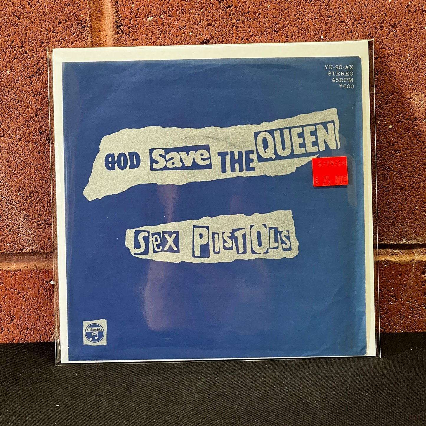 Used Vinyl: Sex Pistols "God Save The Queen / Did You No Wrong" 7" (1977 Japanese Issue)