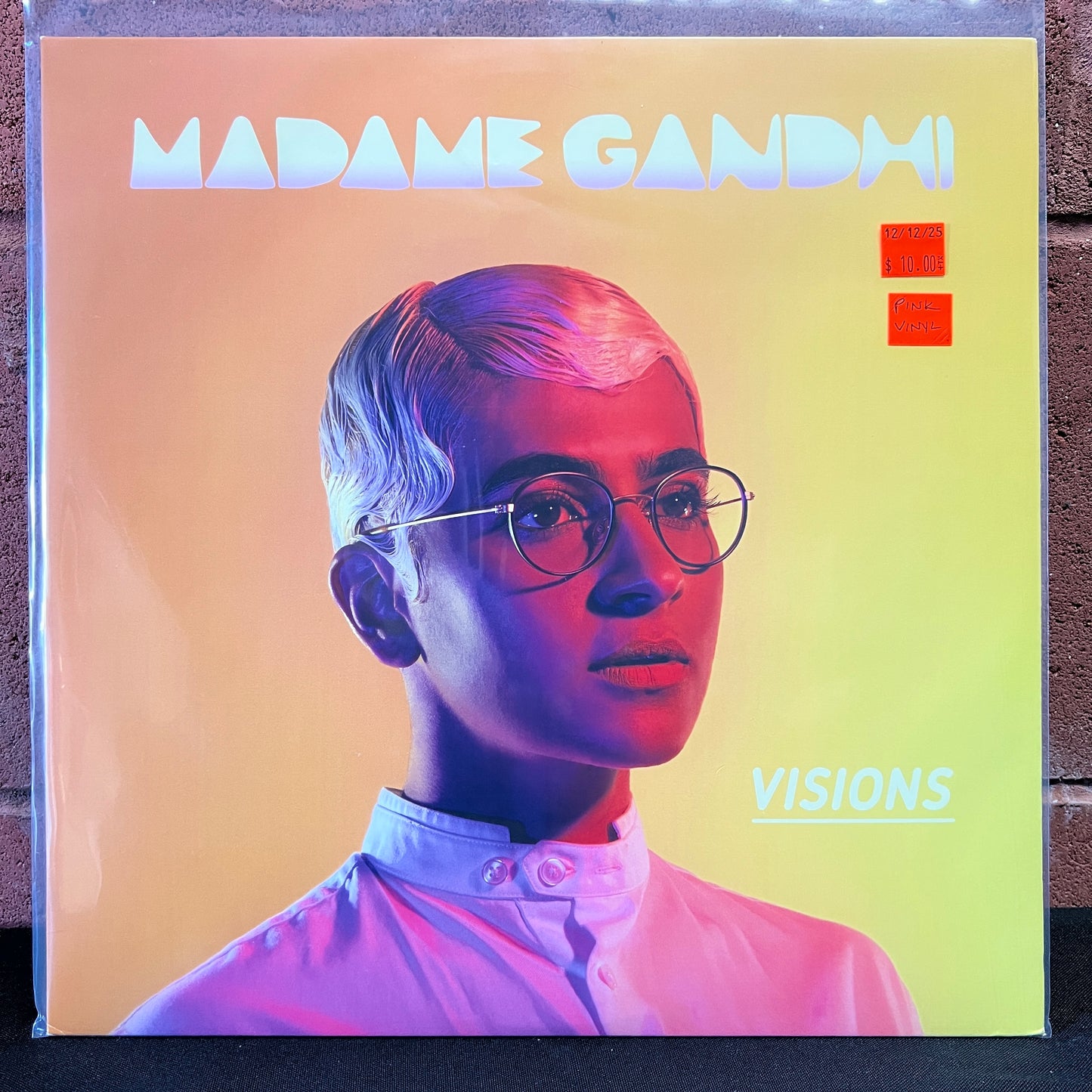 Used Vinyl: Madame Gandhi "Visions" 12" EP (Clear pink vinyl)