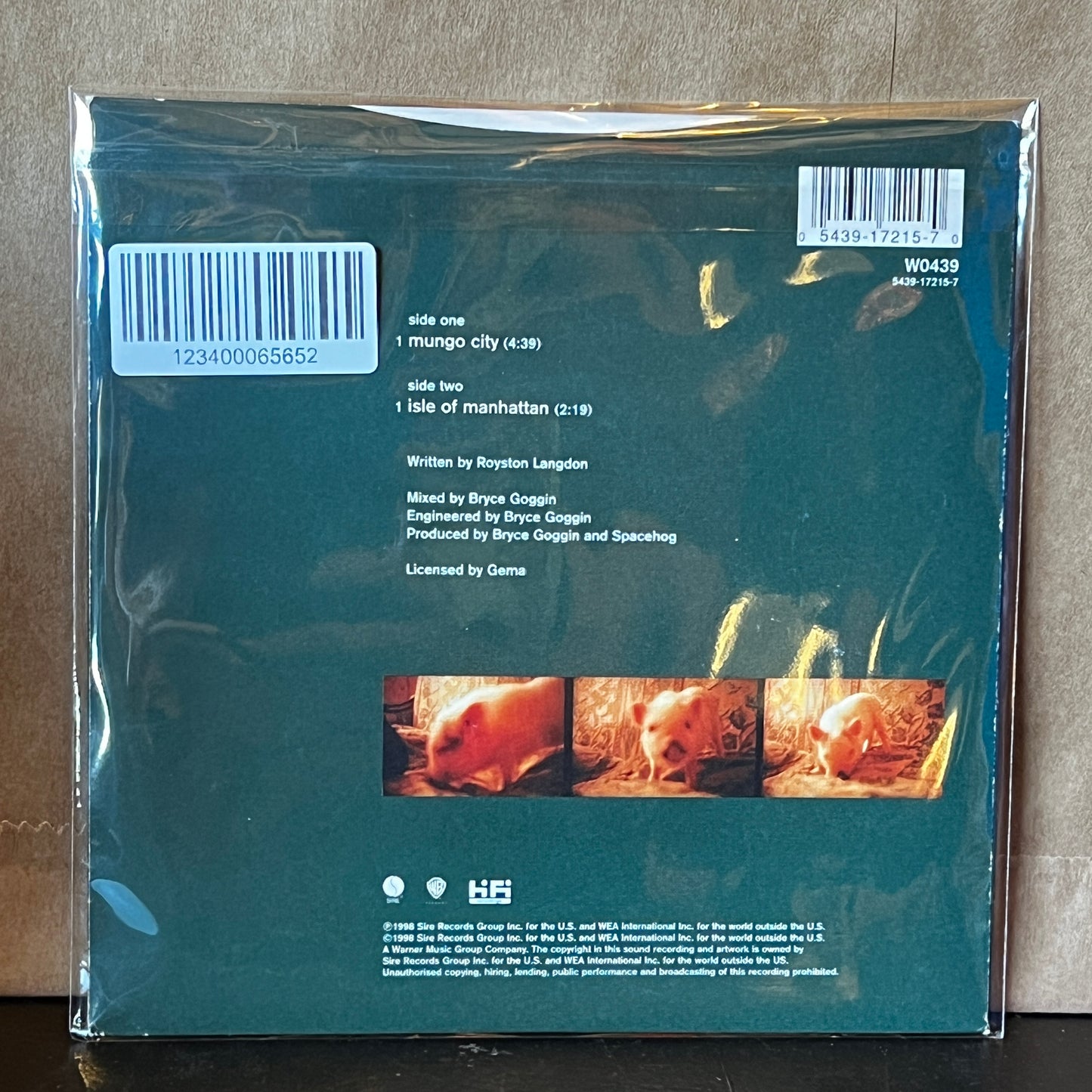 Used Vinyl: Spacehog "Mungo City" 7" (1998 US Issue)