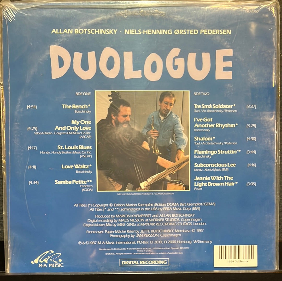 USED VINYL: Allan Botschinsky, Niels-Henning Ørsted Pedersen "Duologue" LP