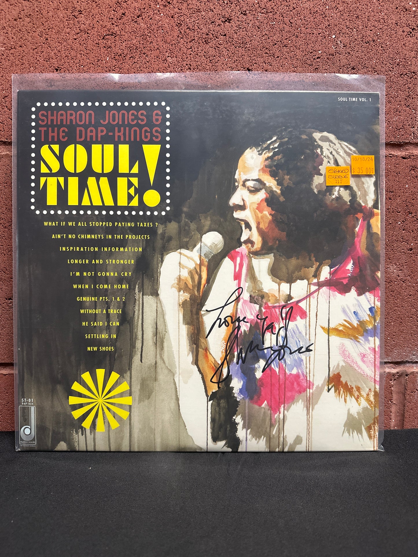 Used Vinyl:  Sharon Jones & The Dap-Kings ”Soul Time! (Soul Time Vol. 1)” LP