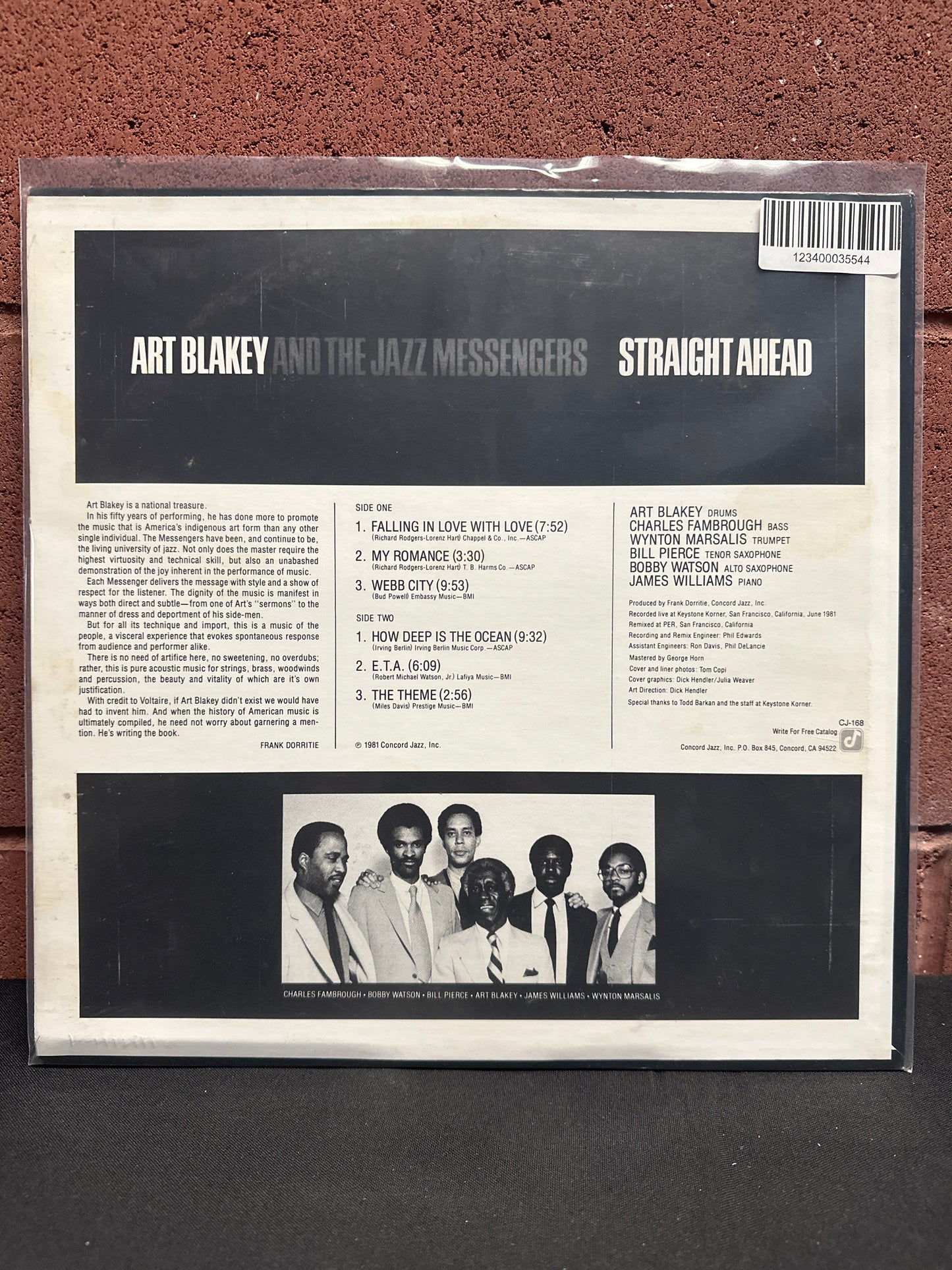 Used Vinyl:  Art Blakey & The Jazz Messengers ”Straight Ahead” LP