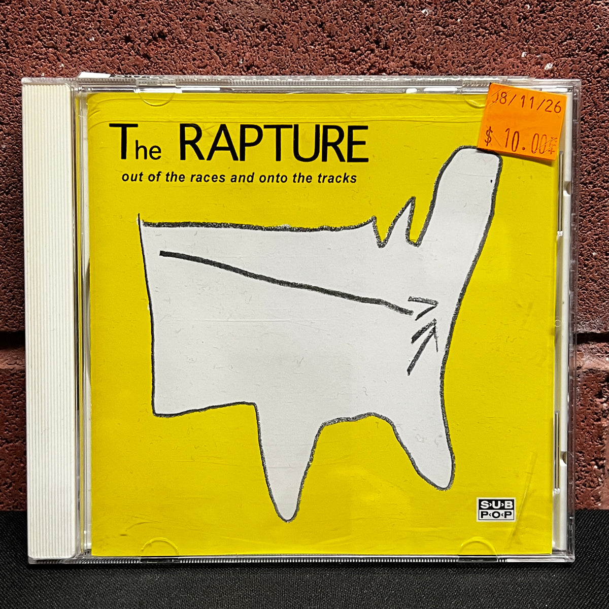 Used CD: The Rapture "Out Of The Races And Onto The Tracks" CD (2001 US Press)