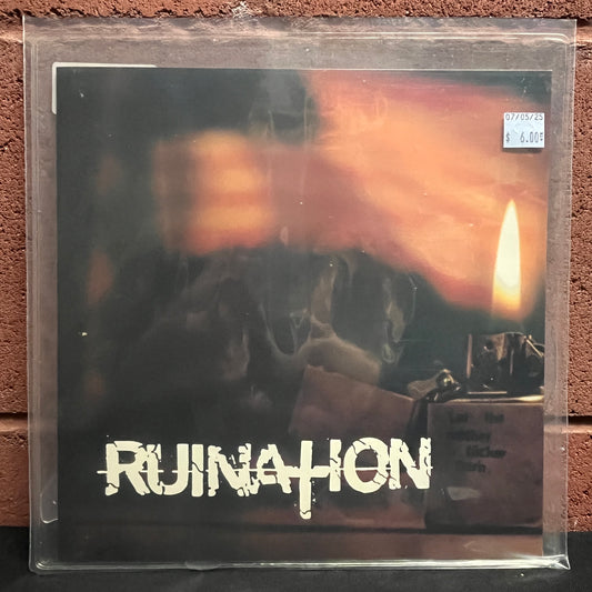 Used Vinyl: Ruination "Let The Motherfucker Burn" 7" (Shaped Clear 10")