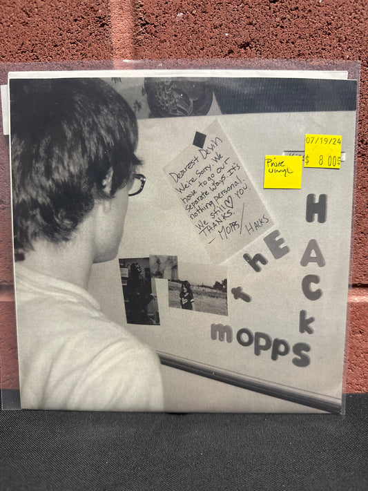 Used Vinyl:  The Mopps / Eddie Machete And The Hacks ”Dearest Devin, We're Sorry. We Have To Go Our Separate Ways. It's Nothing Personal. We Still Love You. Thanks.” 7" (Pink vinyl)