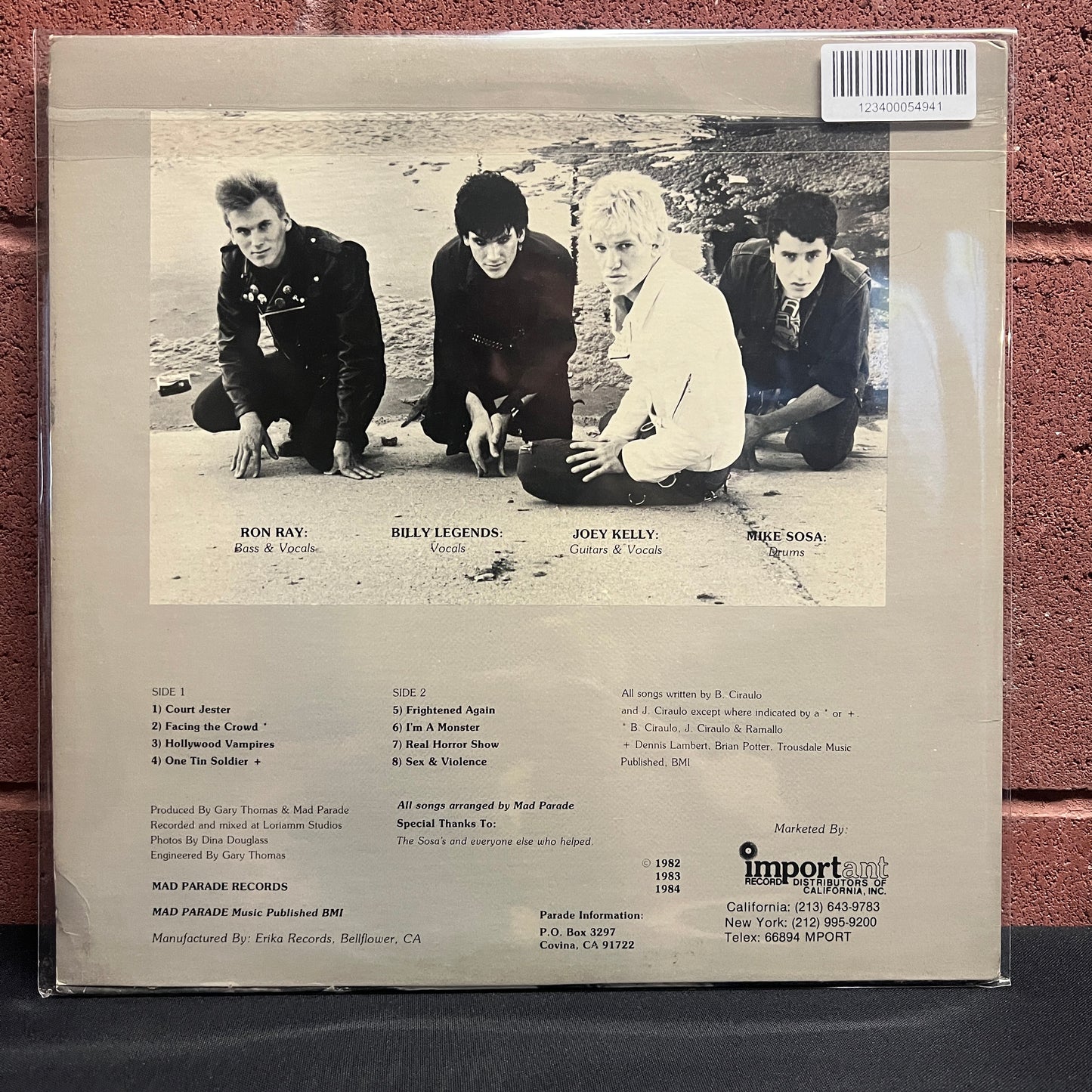 Used Vinyl: Mad Parade "S/T" LP (1984 Press)