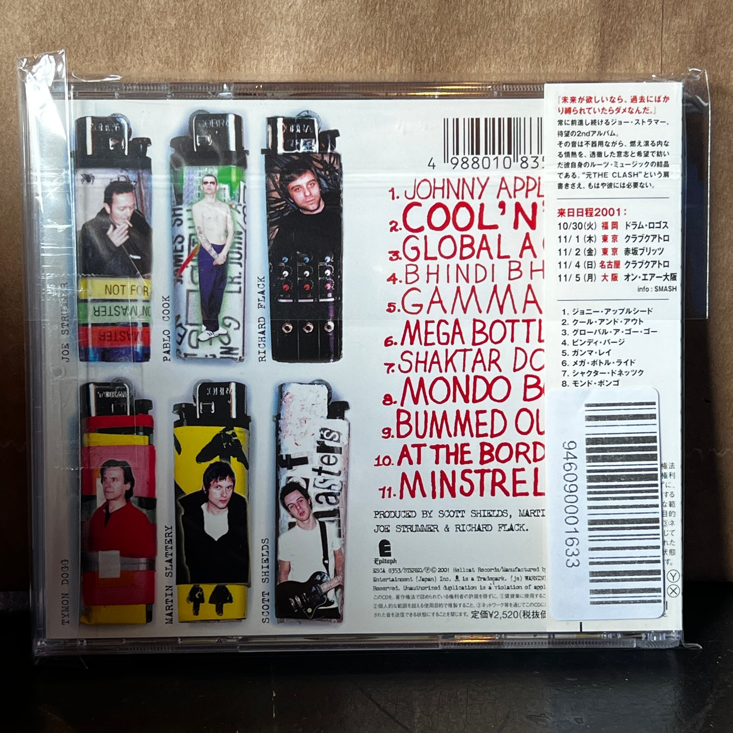Used CD: Joe Strummer & The Mescaleros & Global A Go-Go" CD (2001 Japanese Press)