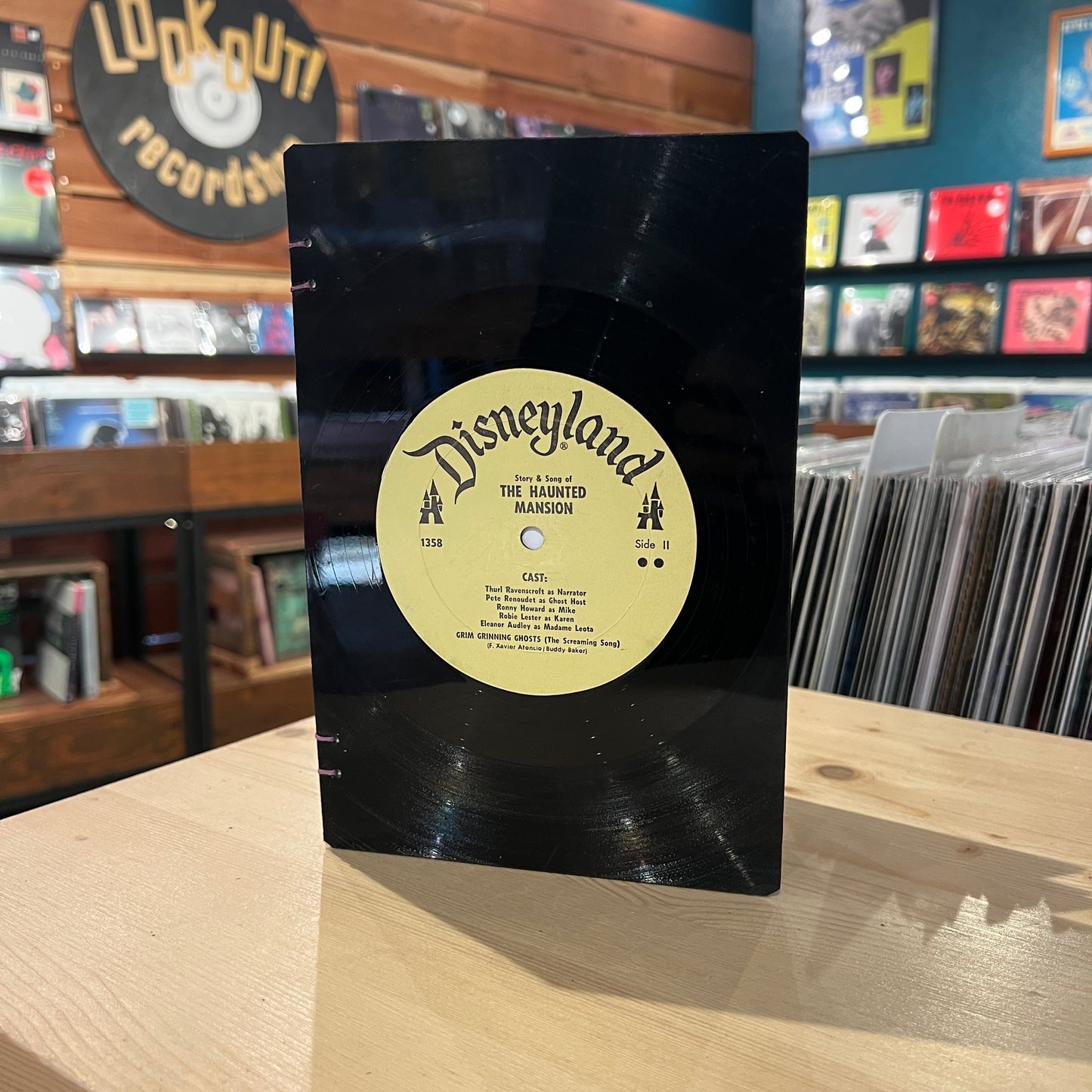 The Haunted Mansion / The Reluctant Dragon Recycled Vinyl Journal