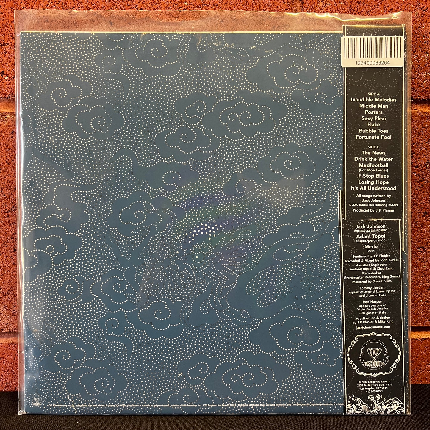 Used Vinyl: Jack Johnson "Brushfire Fairytales" LP (2000 180g Press)