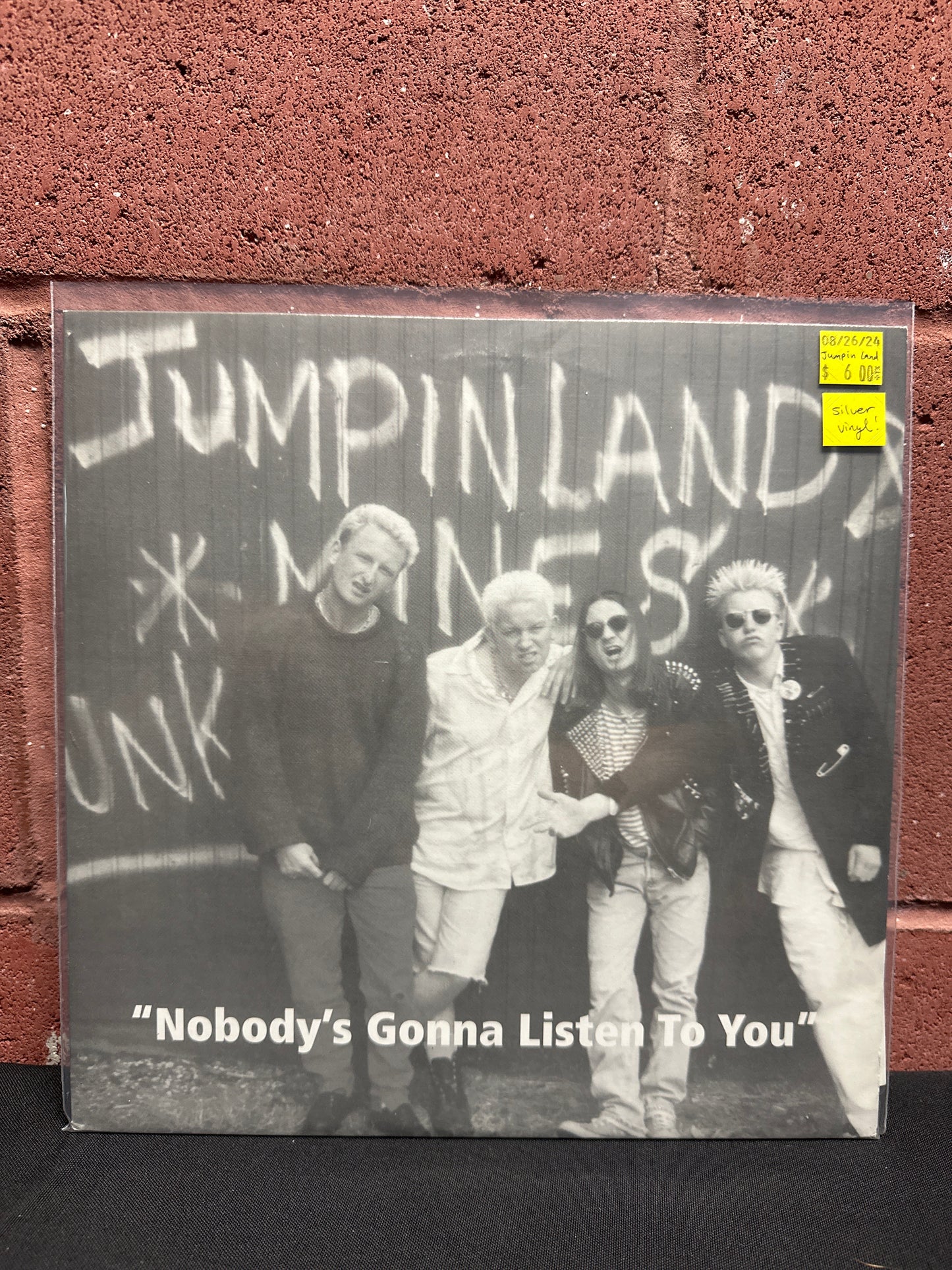 Used Vinyl:  Jumpin Land Mines ”Nobody's Gonna Listen To You” 10" (Silver Vinyl)