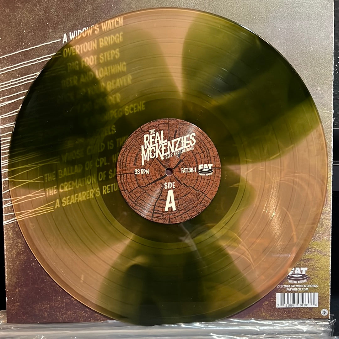 Used Vinyl:  The Real McKenzies ”Beer And Loathing” LP (Green Vinyl)