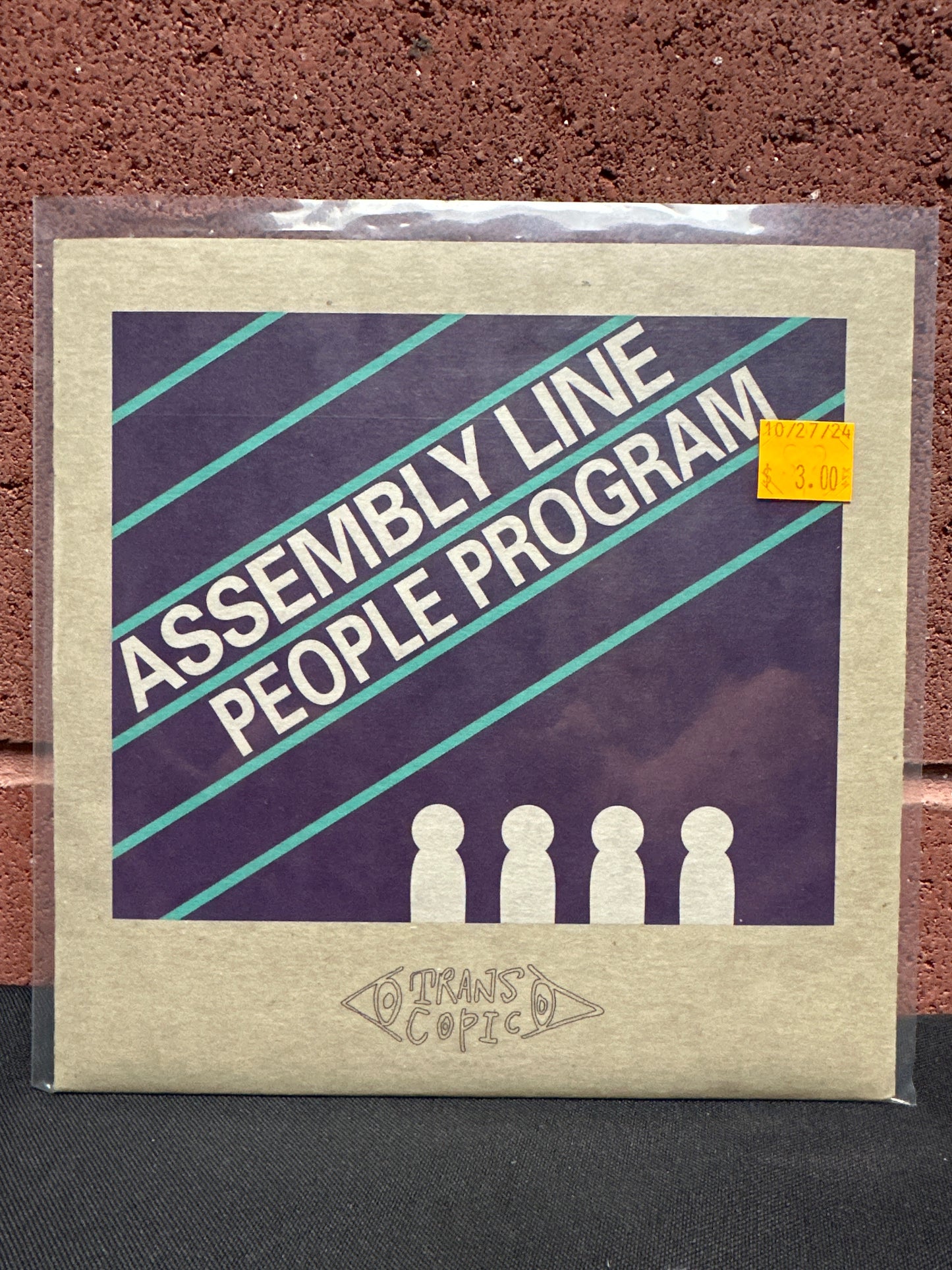 Used Vinyl:  Assembly Line People Program ”Critical Gate / Glass Static (Remix)” 7"