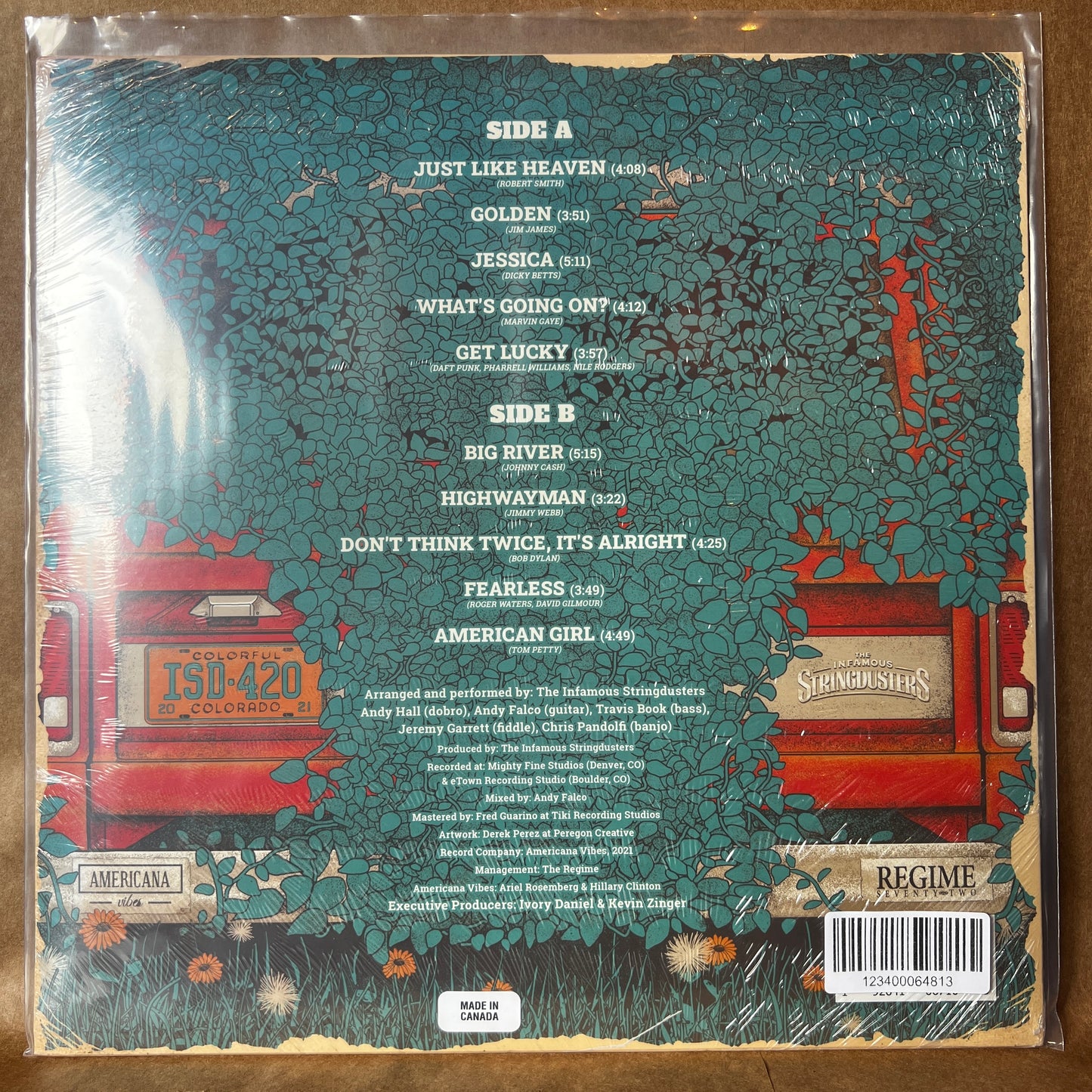 Used Vinyl: The Infamous Stringdusters ‎"Undercover" LP (2021 Press - Sealed)