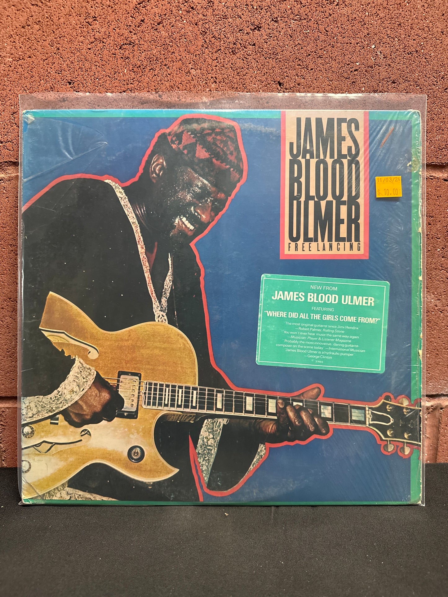 Used Vinyl:  James Blood Ulmer ”Free Lancing” LP