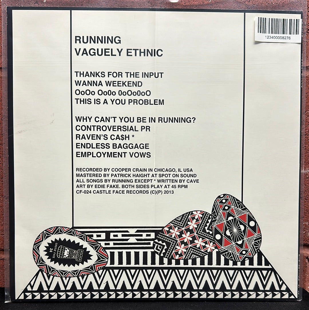 Used Vinyl:  Running  ”Vaguely Ethnic” LP