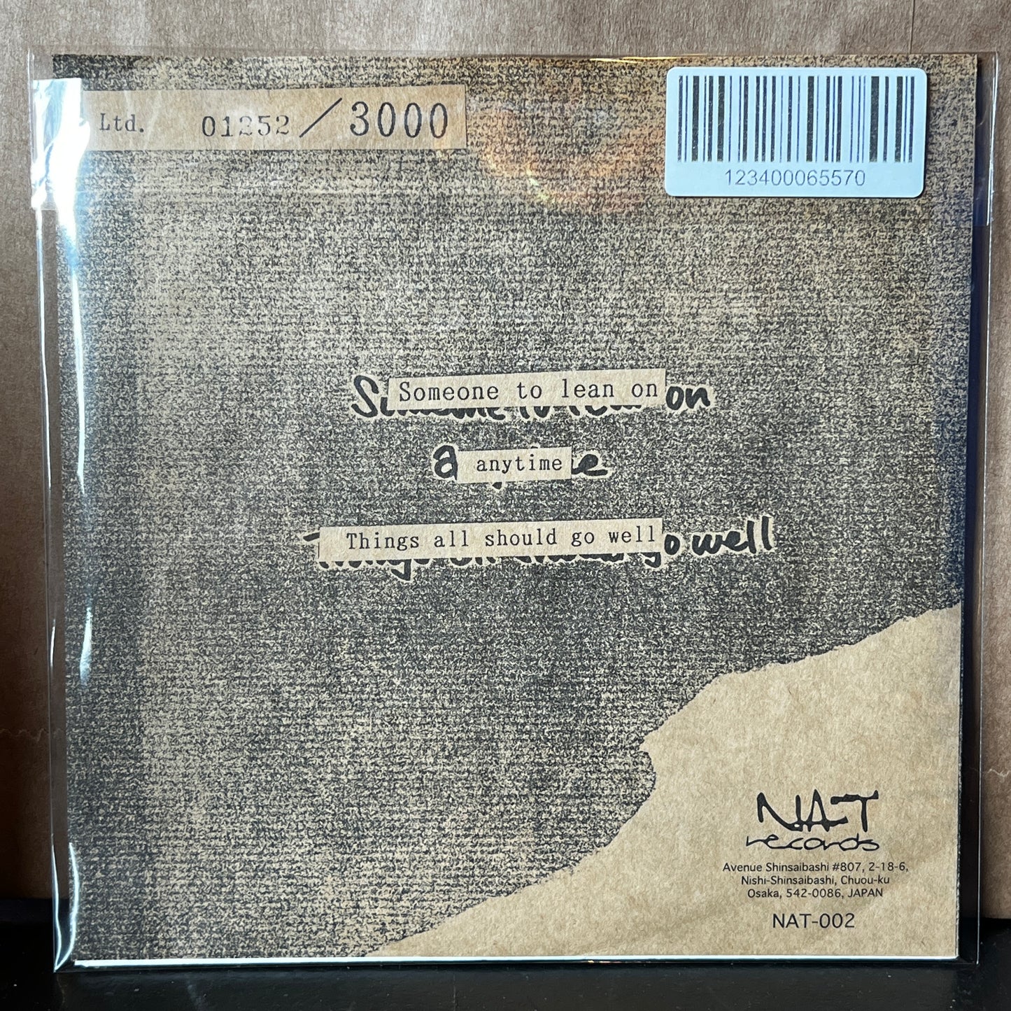 Used Vinyl: Potshot "Someone To Lean On" 7" (1996 Japanese Issue)