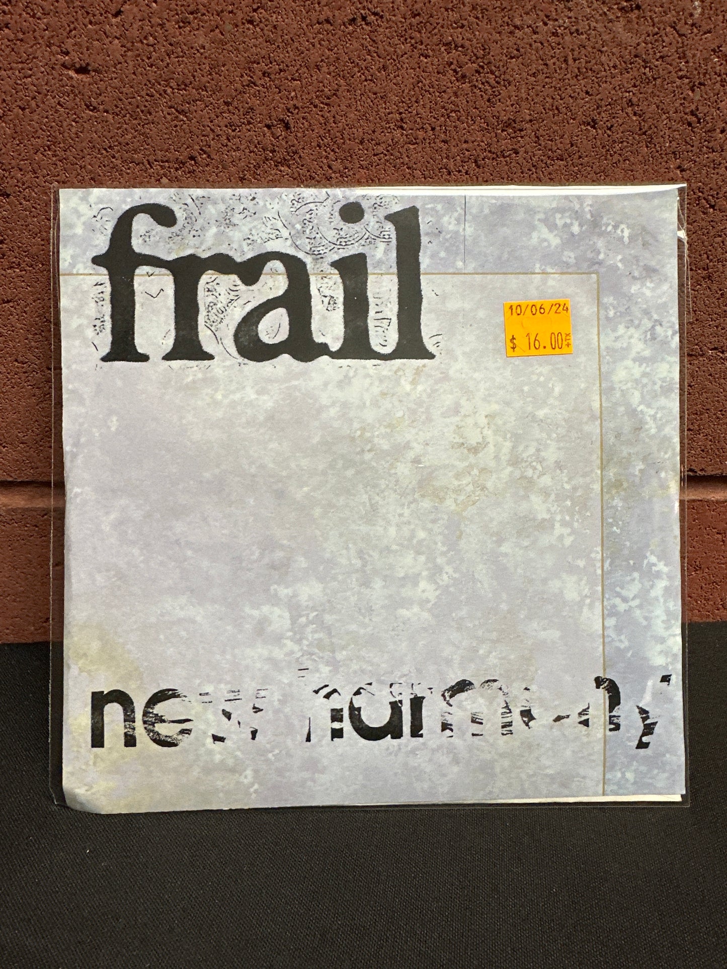 Used Vinyl:  Frail ”New Harmony” 7"