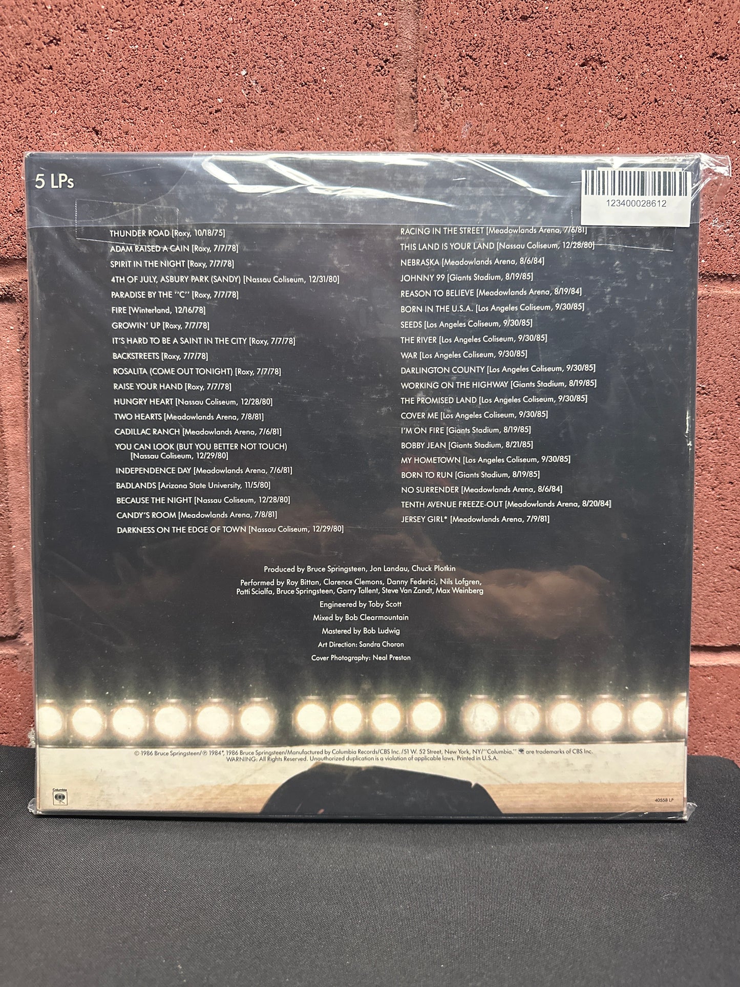 USED VINYL: Bruce Springsteen & The E Street Band “Live/1975/1985” 5LP Box Set