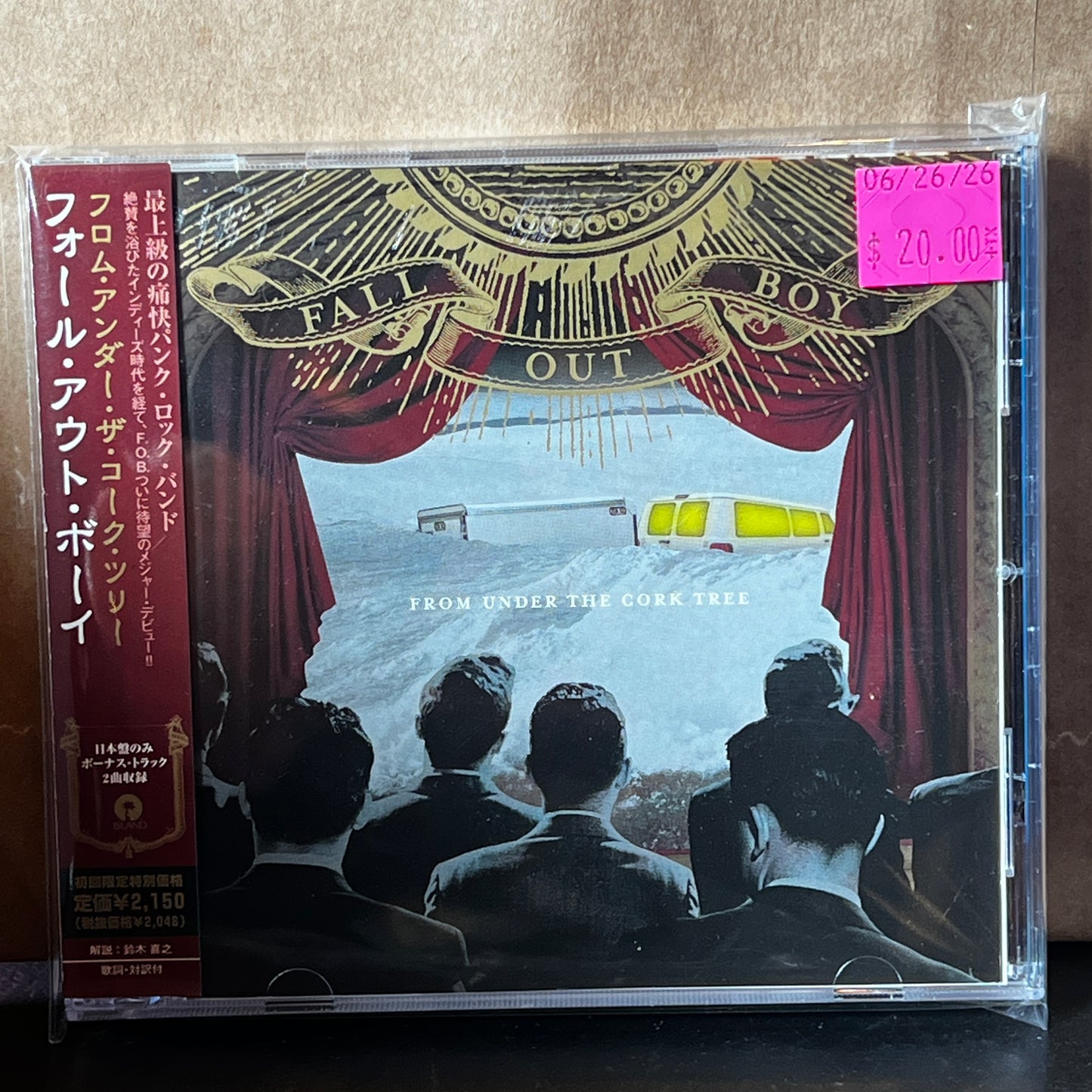 Used CD: Fall Out Boy "From Under The Cork Tree" CD (2005 Japanese Press)