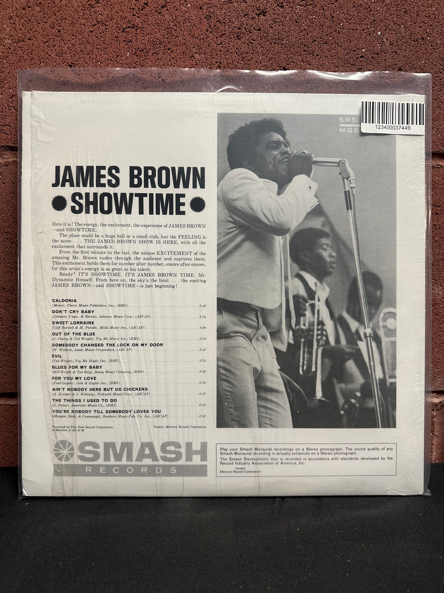 Used Vinyl:  James Brown ”Showtime” LP