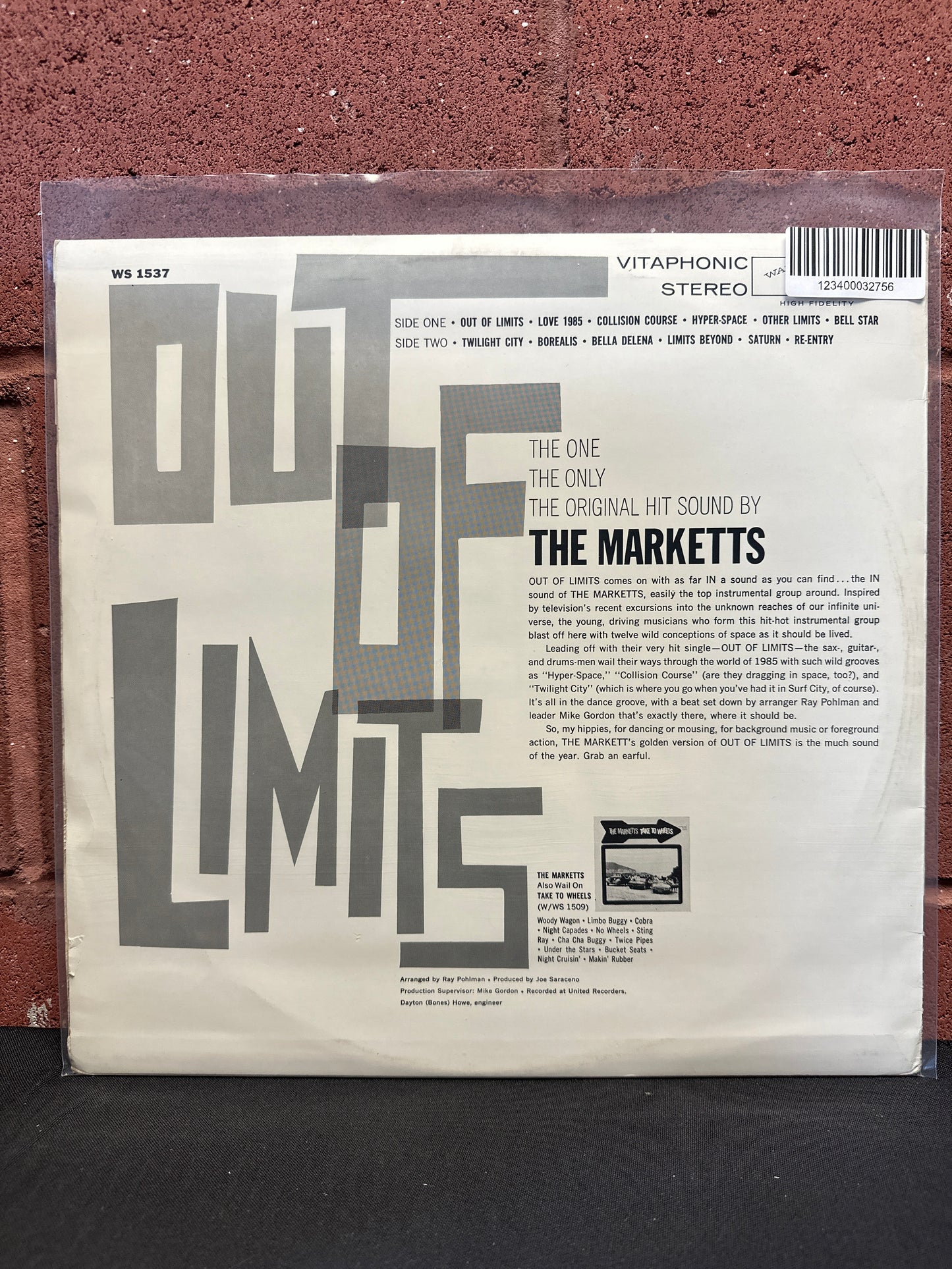 Used Vinyl:  The Marketts ”Out Of Limits” LP