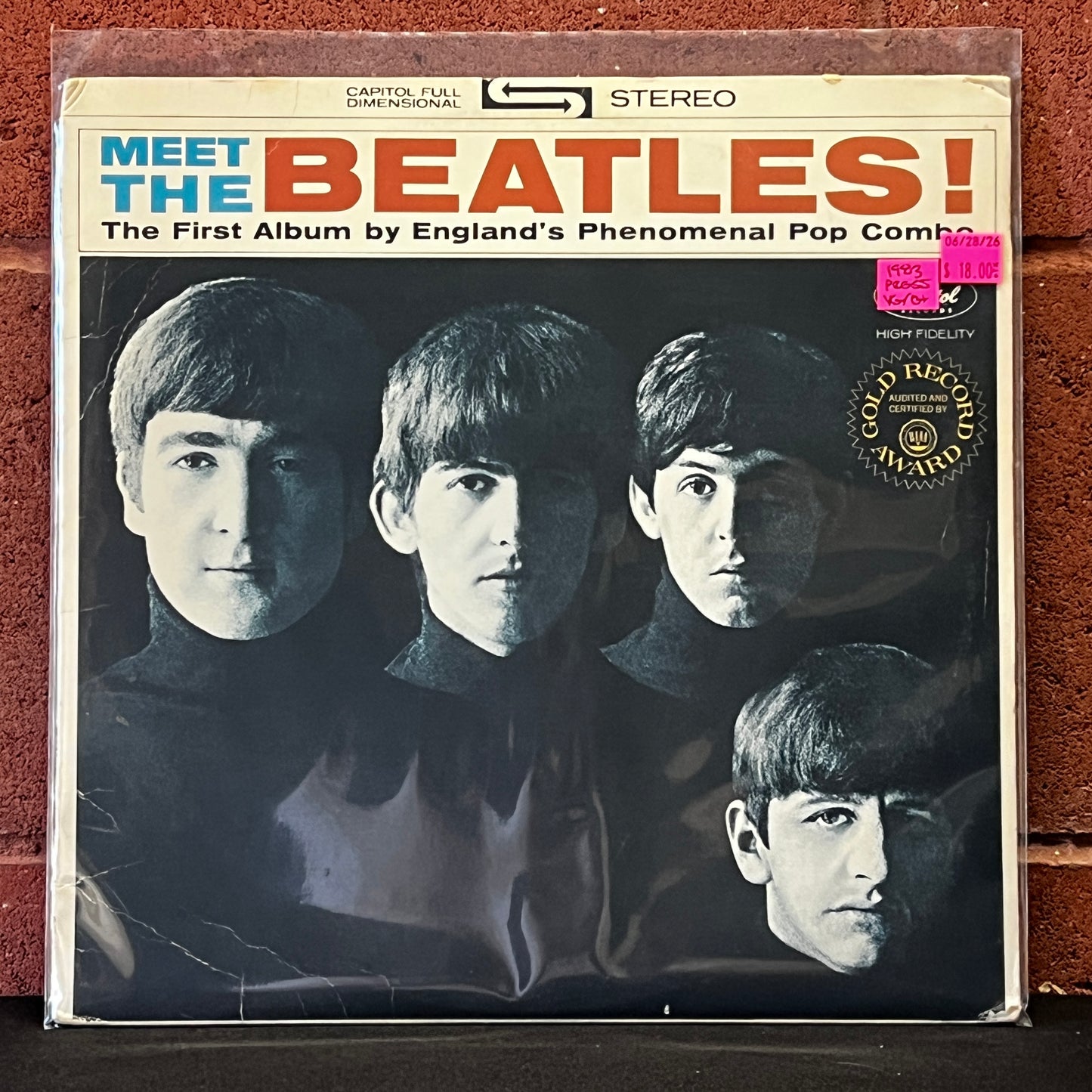 Used Vinyl: The Beatles "Meet The Beatles!" LP (1983 Press)