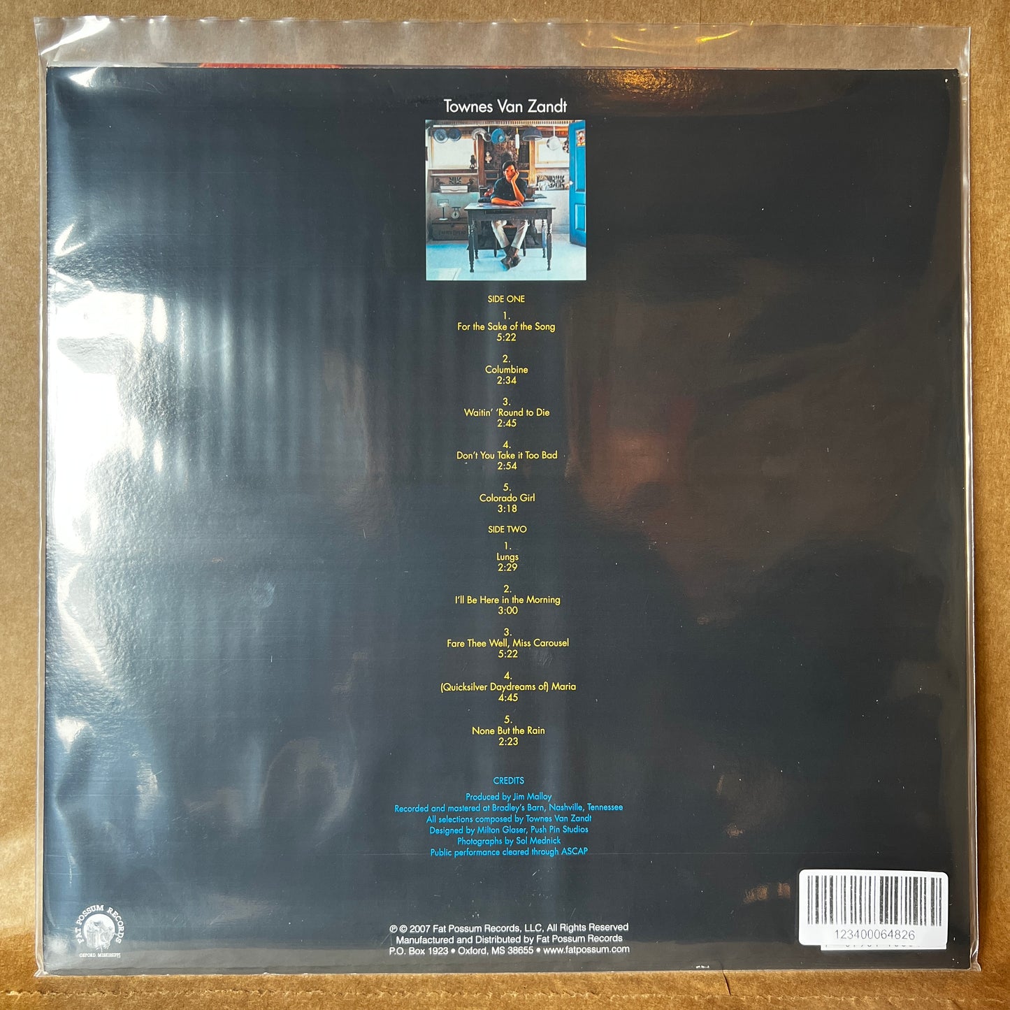 Used Vinyl: Townes Van Zandt "S/T" LP (180g Press)
