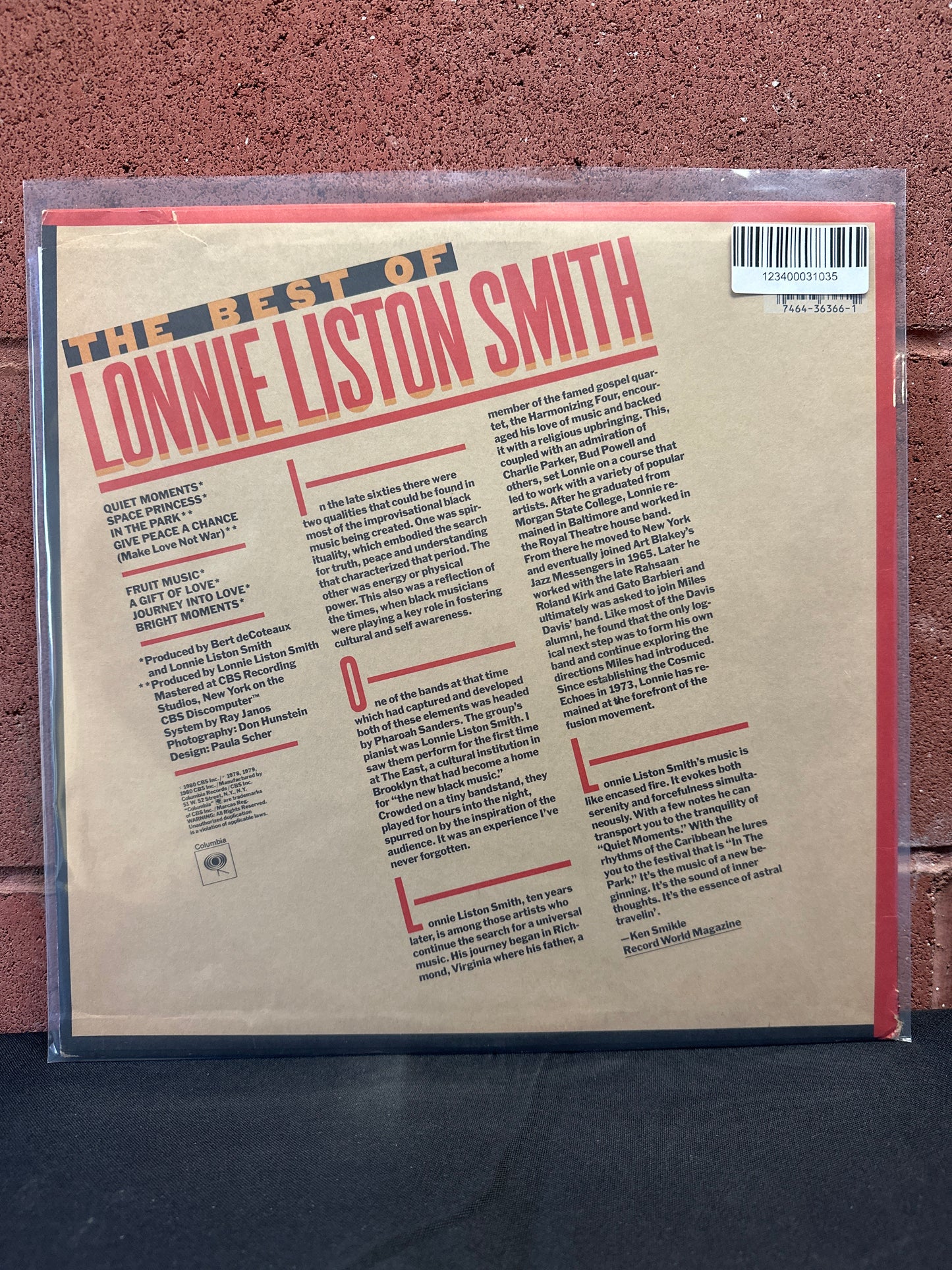 Used Vinyl:  Lonnie Liston Smith ”The Best Of Lonnie Liston Smith” LP