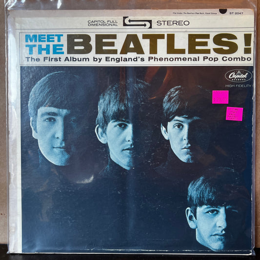 Used Vinyl: Beatles "Meet the Beatles" LP (Mid-60's pressing, Rainbow Capitol labels)
