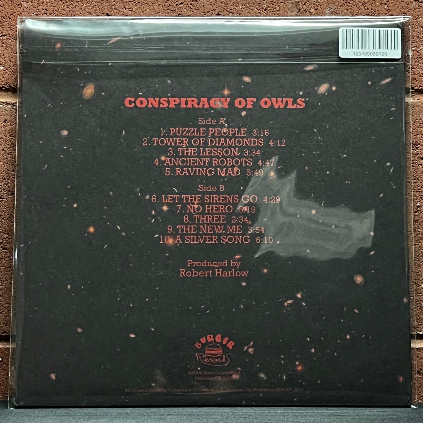 Used Vinyl: Conspiracy Of Owls "S/T" LP (2011 Press)