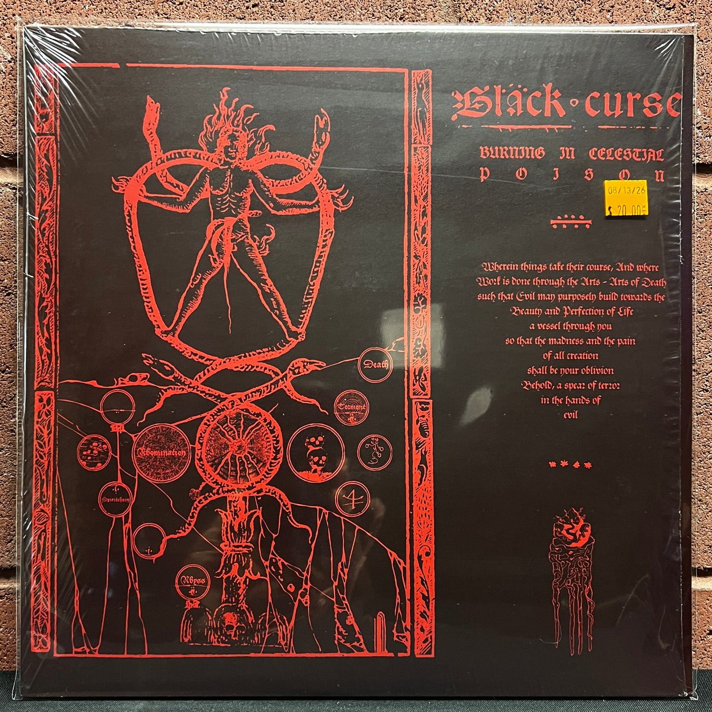 Used Vinyl: Black Curse "Burning In Celestial Poison" LP
