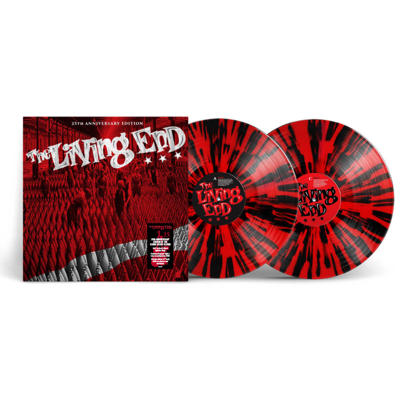 The Living End "S/T" 2xLP (Red With Black Splatter)