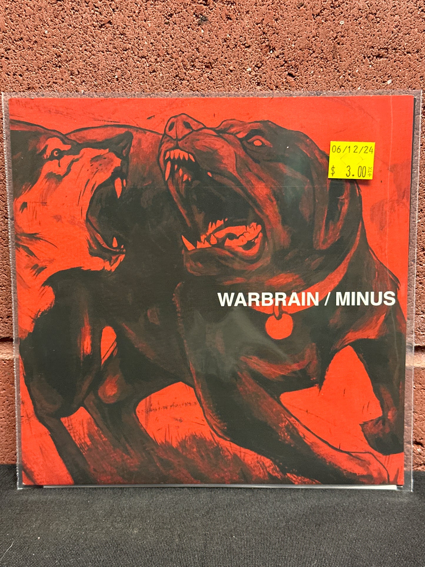 Used Vinyl:  Warbrain / Minus ”Warbrain / Minus” 7"