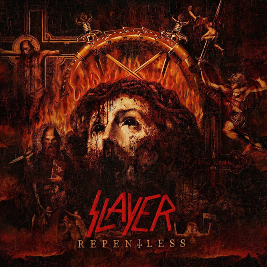 PRE-ORDER: Slayer "Repentless" LP (Clear with Silver/Red Splatter)