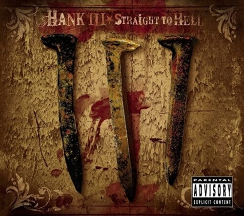 Hank III "Straight To Hell" 2xLP (Blood Splatter Vinyl)