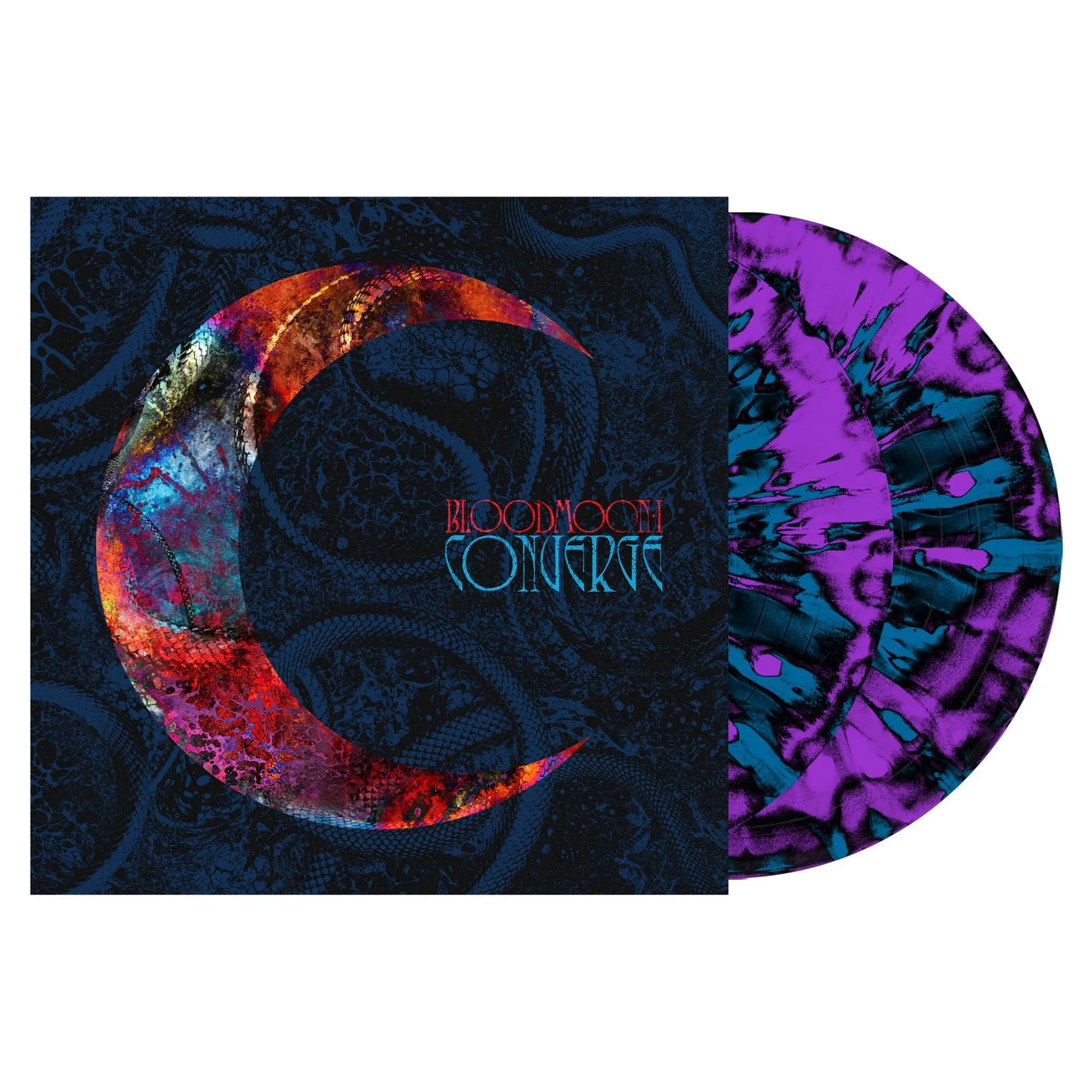 Converge ''Bloodmoon•I'' 2xLP (Black/Navy/Neon Purple Mix)